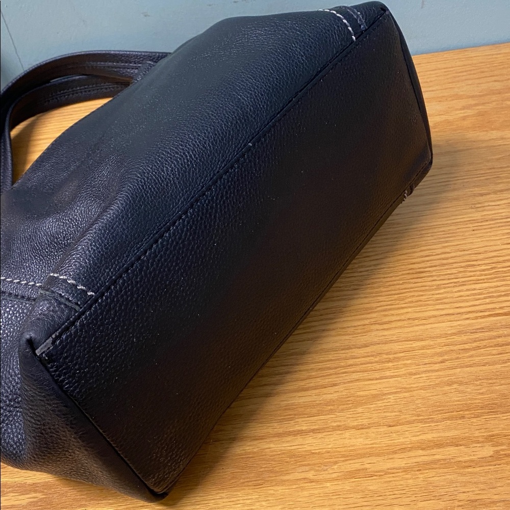 The Sak Black Leather Shoulder Bag with Tassel - Picture 8 of 12